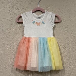 Colorful Carter’s Dress with Butterfly Design